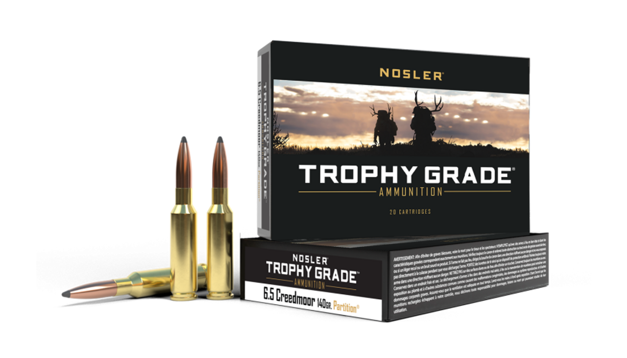 Nosler Trophy Grade TGA - 6.5mm Creedmoor 140g PT SP (20ct) Ammunition 61016