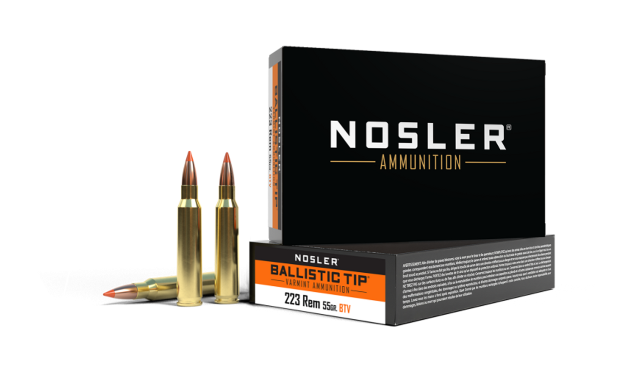 Nosler BT Varmint BTA - 223 Rem 55g BT SP (20ct) Ammunition 61025