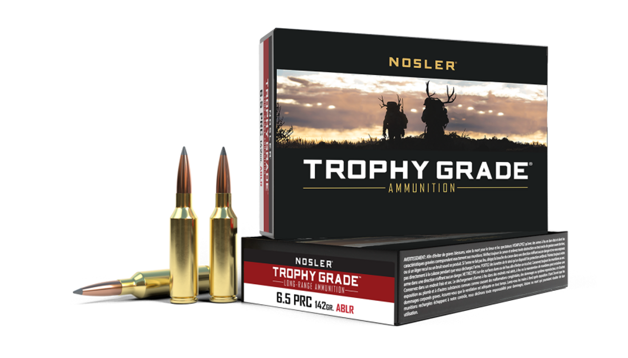 Nosler Trophy Grade (Long Range) TGA - 6.5 PRC 142g ABLR (20ct) Ammunition 61232