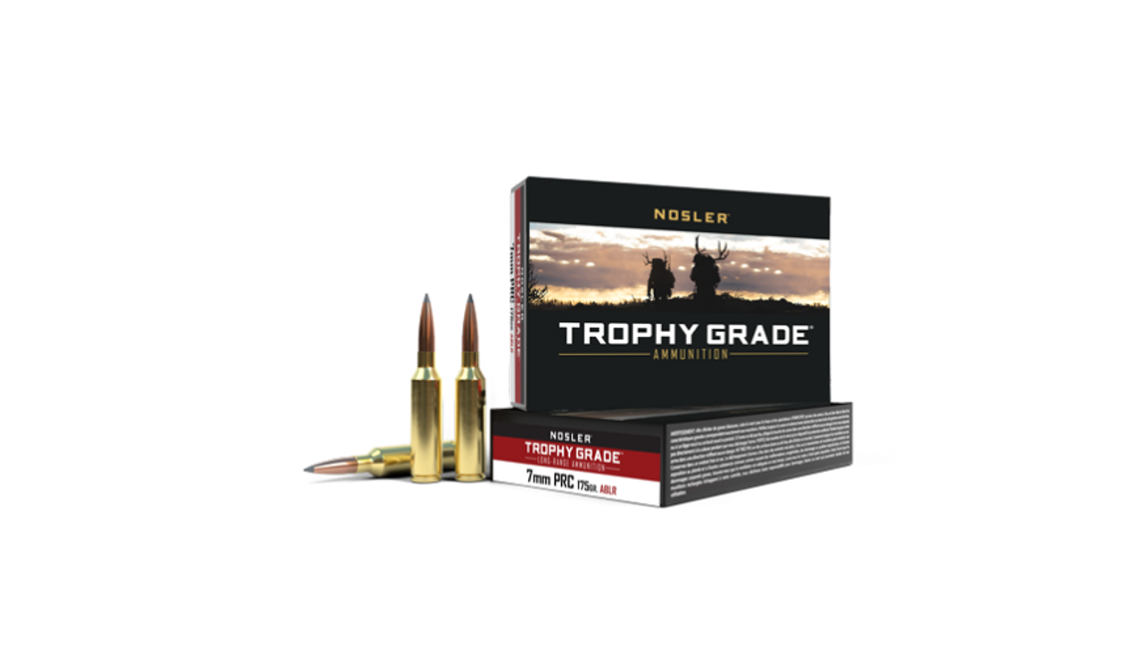 Nosler Trophy Grade (Long Range) TGA - 7mm PRC 175g ABLR SP (20ct) Ammunition 61239