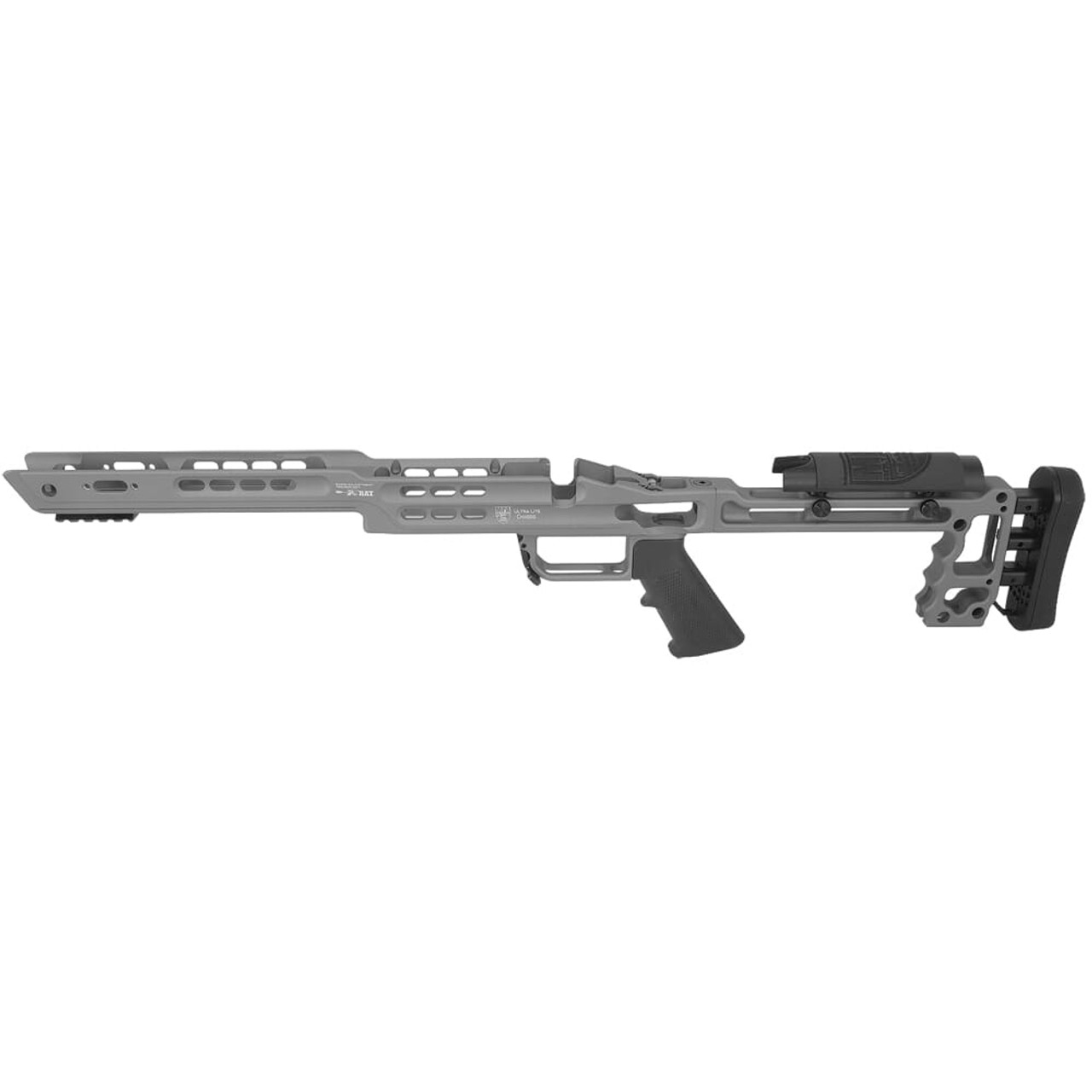Masterpiece Arms Remington LA LH Gunmetal Ultra Lite Chassis ULCHASSISREMLA-GNM-LH-21