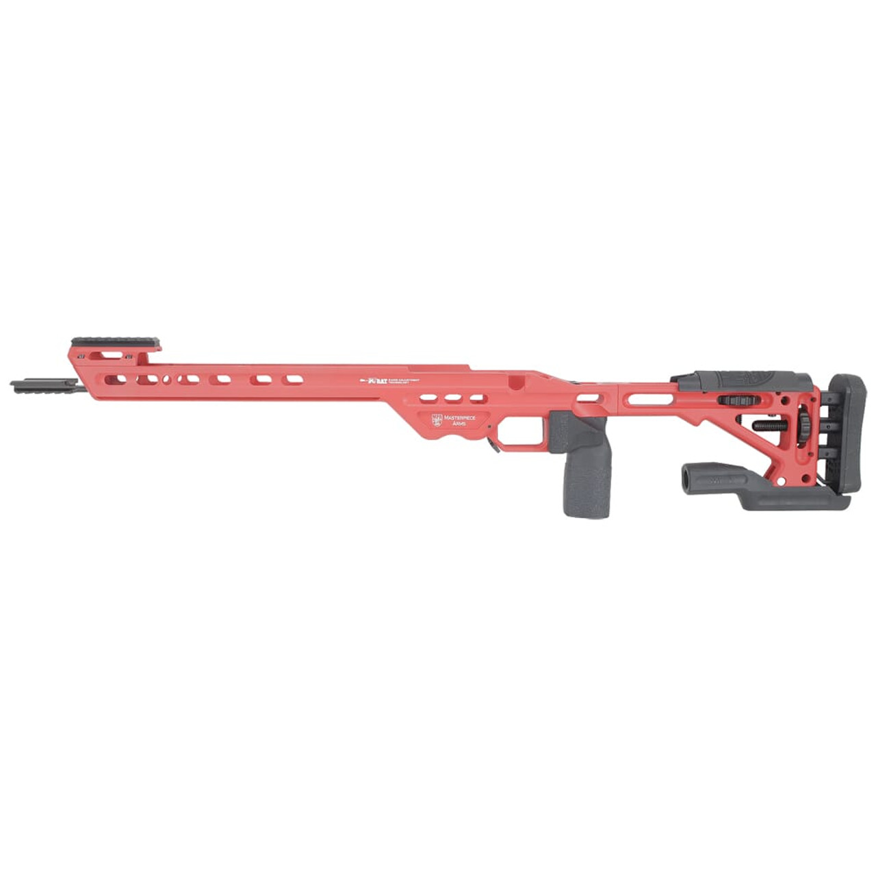 Masterpiece Arms Tikka  SA LH USMC Red Competition Chassis COMPCHASSISTIKSA-RED-LH-21