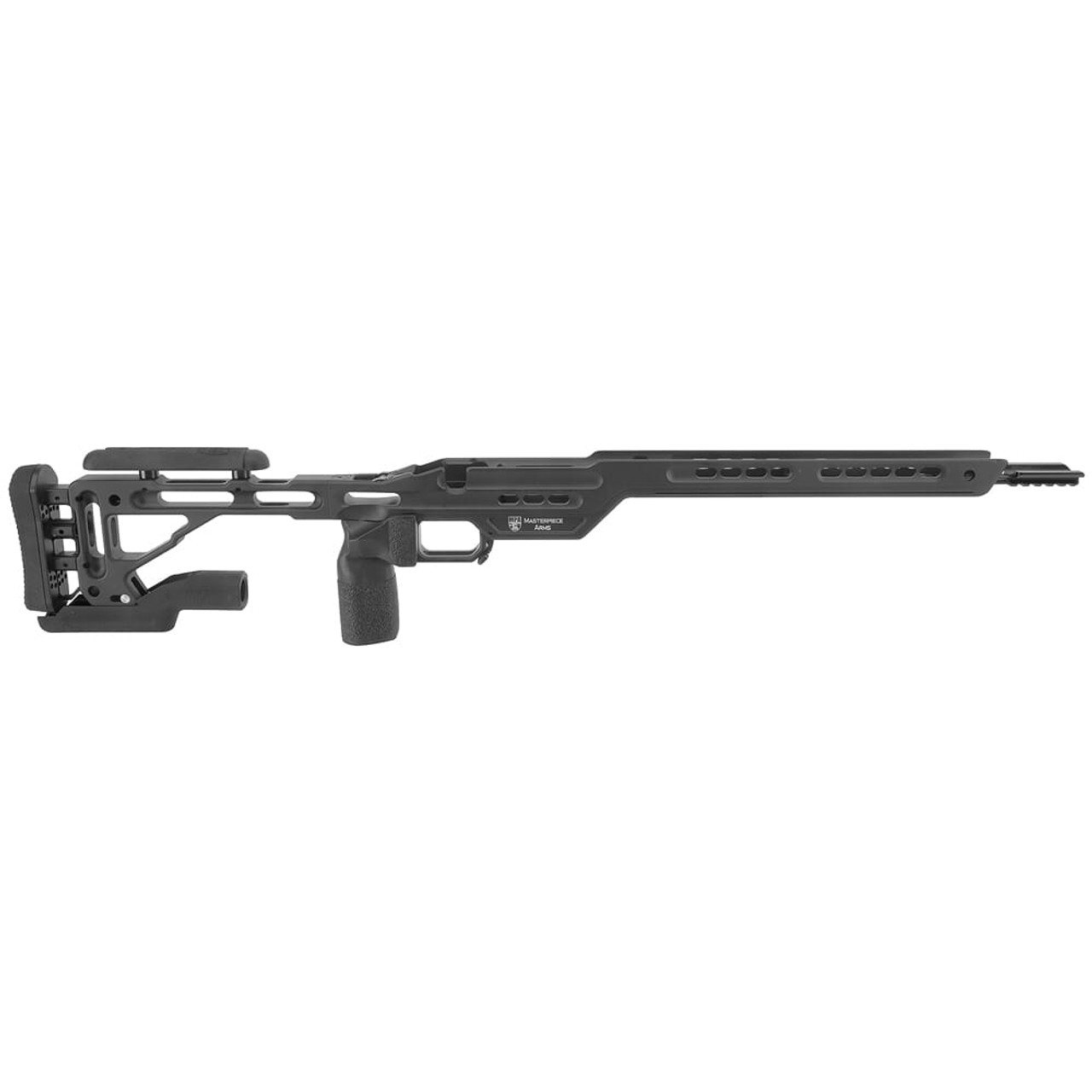 Masterpiece Arms Remington SA RH Black Hybrid Chassis HYBCHASSISREMSA-BLK-RH-21