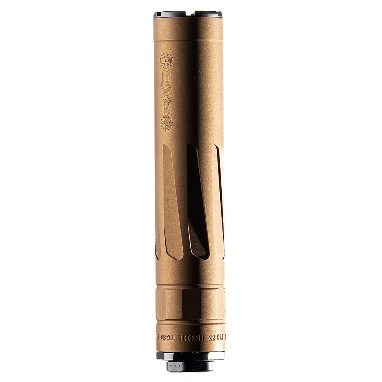 Dead Air RXD22Ti .22LR/5.7 Burnt Bronze Silencer w/ RXD674 1/2-28 RXD22TiBB