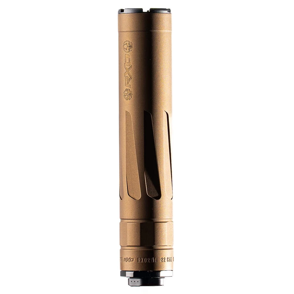 Dead Air RXD22Ti .22LR/5.7 Burnt Bronze Silencer w/ RXD674 1/2-28 RXD22TiBB
