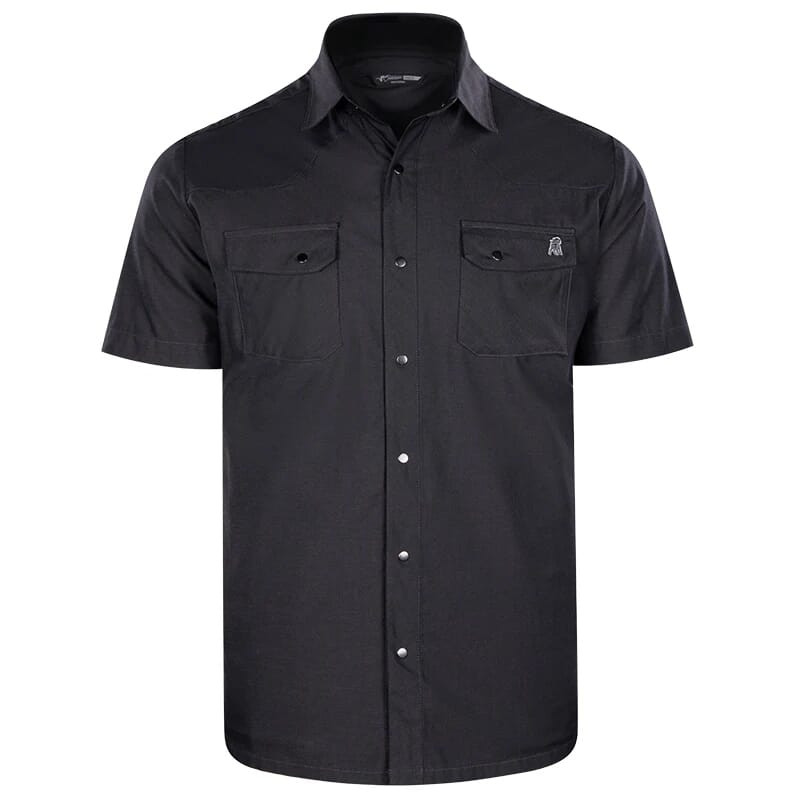 Stone Glacier Breaks Short Sleeve Snap Shirt Carbon 90001-CA