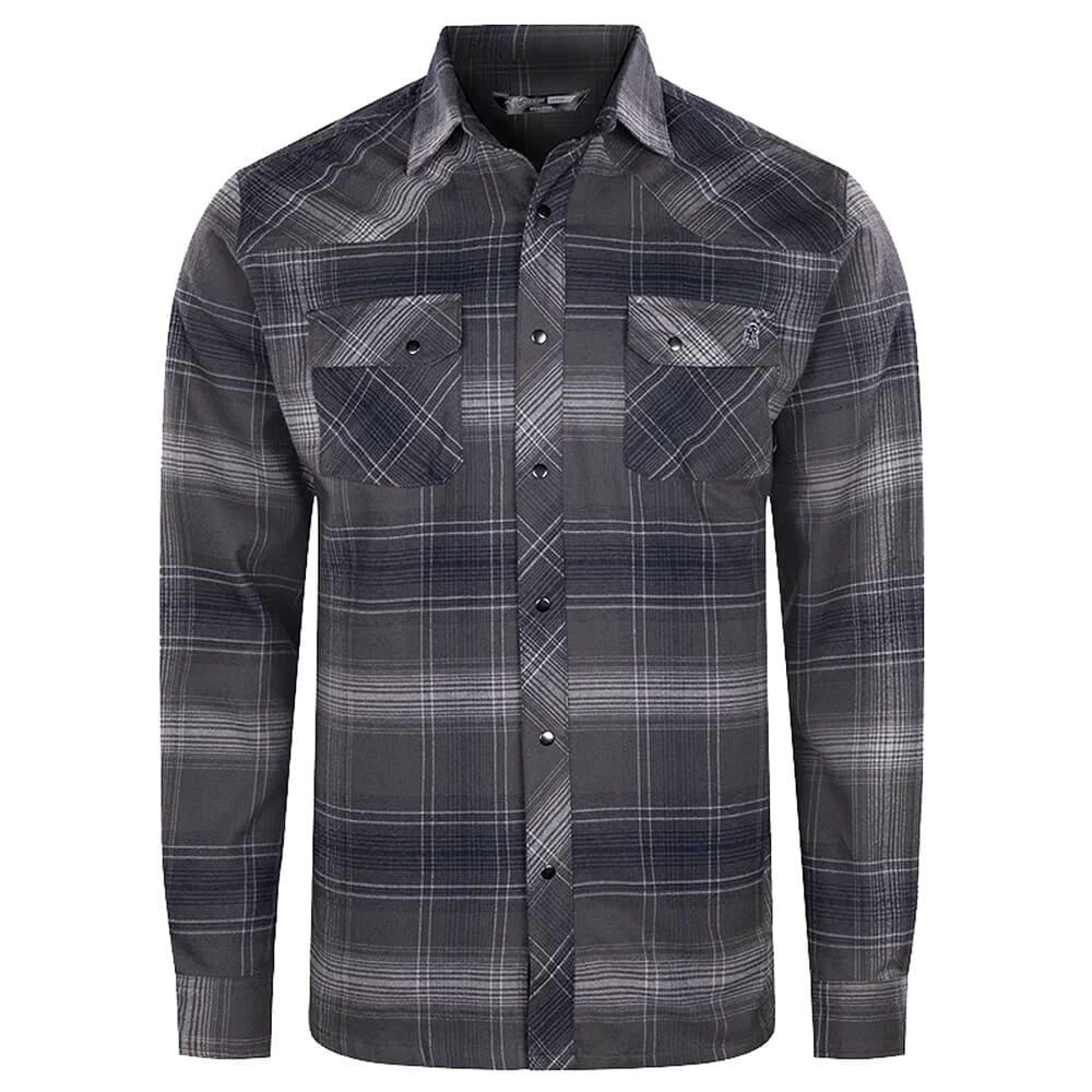 Stone Glacier Timber Butte Long Sleeve Snap Shirt Carbon Plaid 90002-CA