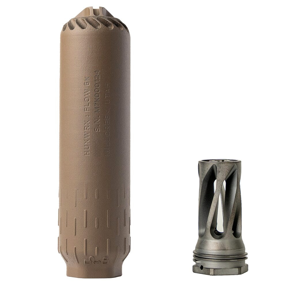 HUXWRX Flow 6K + Flash Hider 5/8x24 Black Kit 3219 For Sale