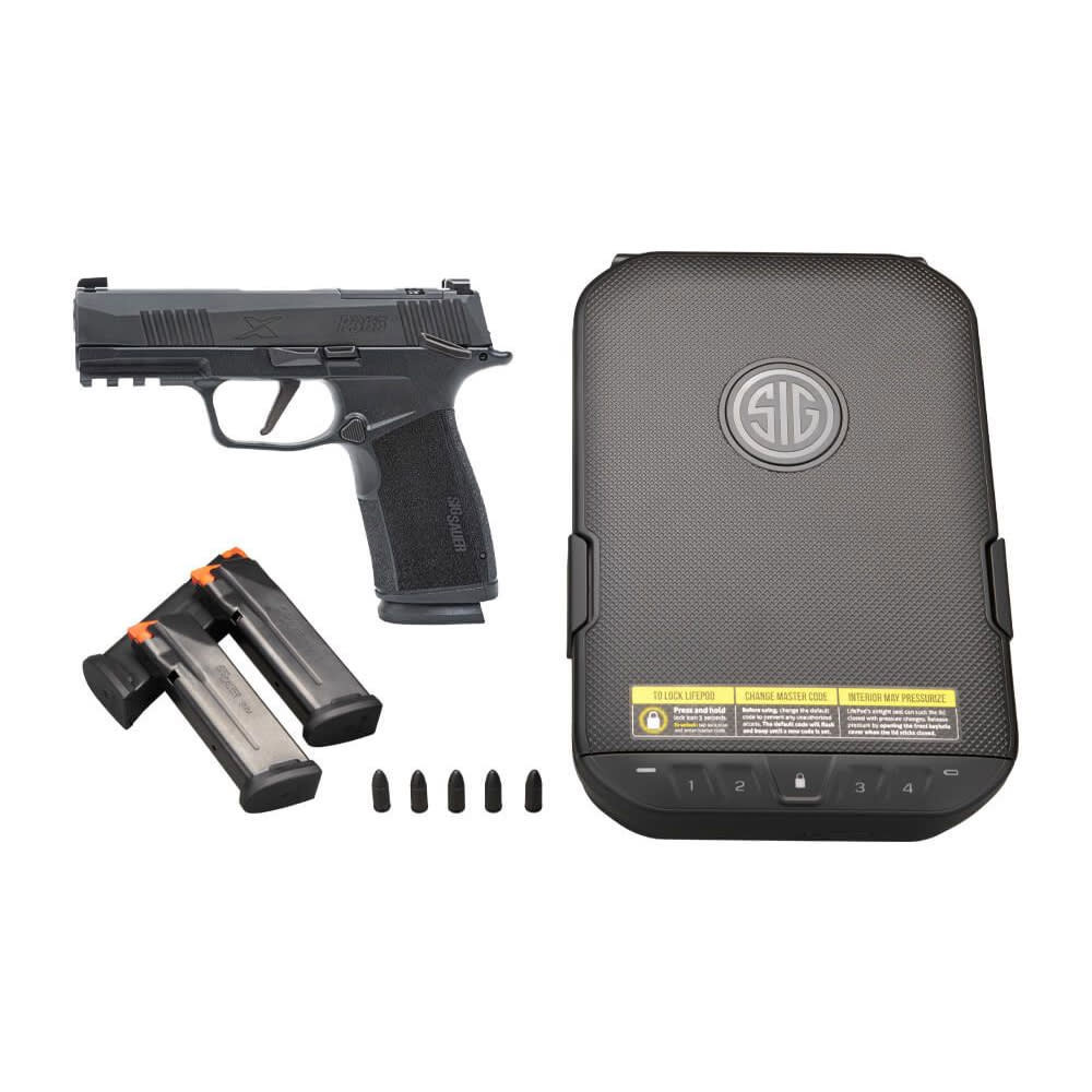 Sig Sauer P365-XMACRO 9mm Kit, (3) 10-Round Mags, Black 365XCA-9-MS-VKIT-10