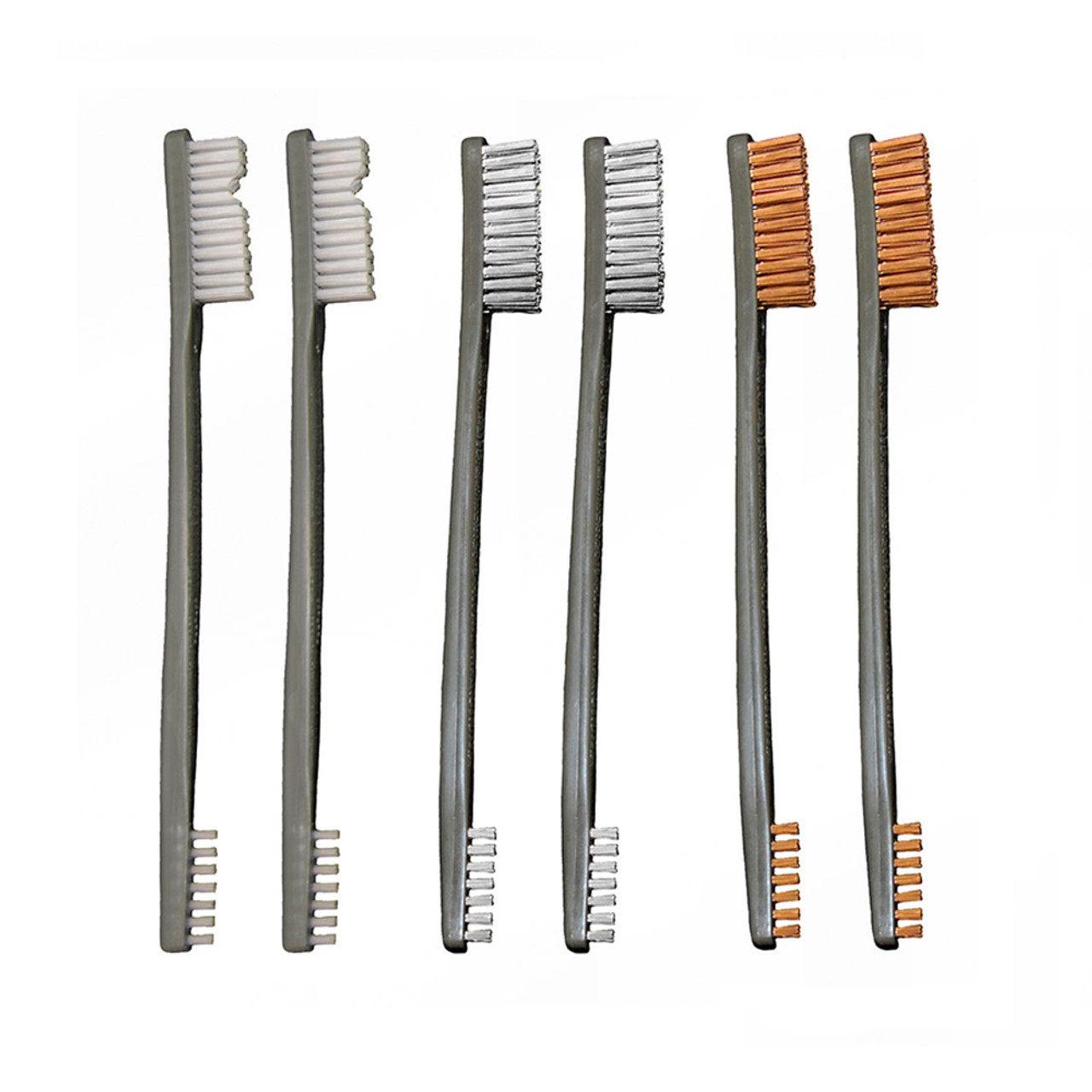 OTIS 9 Pack AP Cleaning Brushes, Nylon, Bronze, Stainless Steel FG-316-BP
