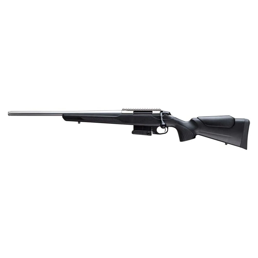 Tikka T3X Ctr Stainless Steel 6.5 Creedmoor NS 24 BBL 1:1/8 5/8x24 TPI LH 10RD Synth FIX CHK / Black J04027