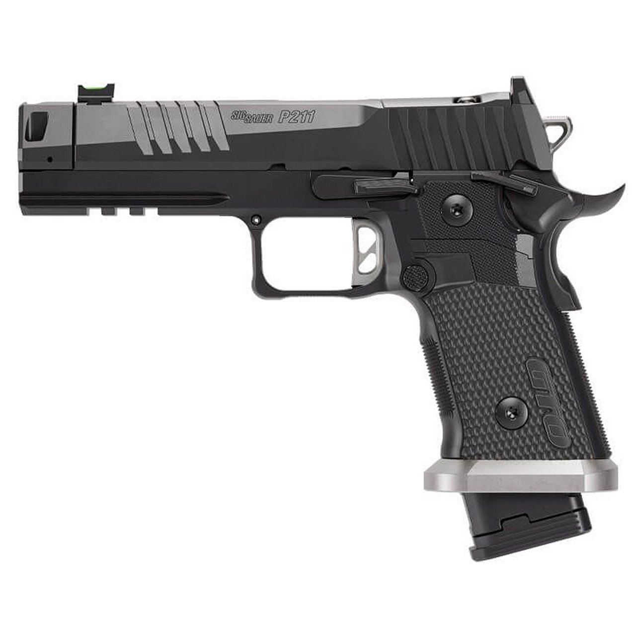 Sig Sauer P211-GTO FS 9mm Pistol, 4.4" Barrel, Alloy Grip, 3x10rd Mags 211F-9-GTO-10