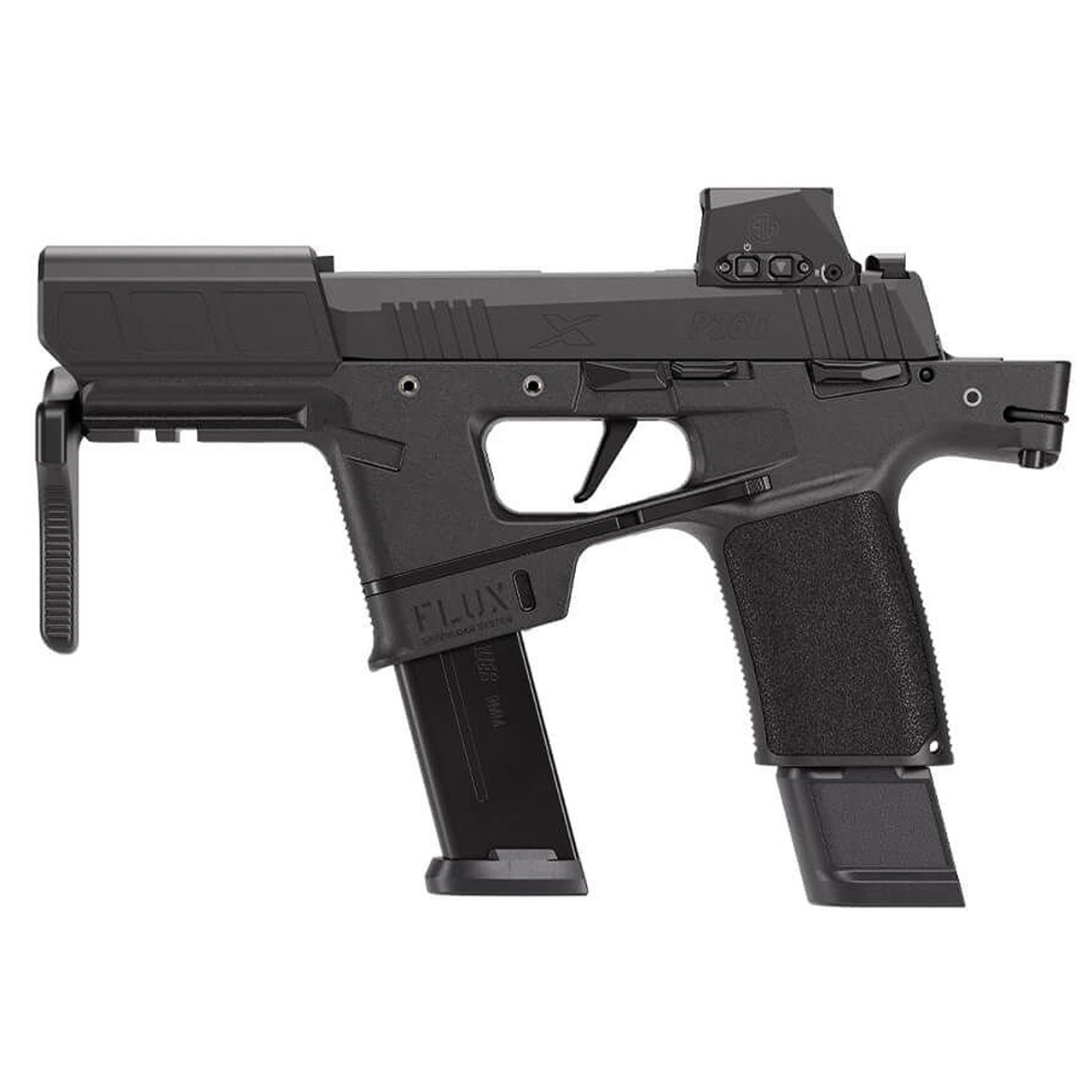 Sig Sauer P365-Flux Sentry 9mm Pistol, 6" Barrel, XRAY3 Sights 365FLUX-9-BXR3-RXSL-TACKIT