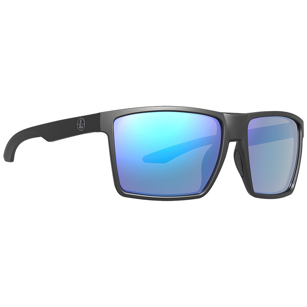 Leupold DeSoto Matte Black Performance Eyewear w/Blue Mirror Lenses 186738