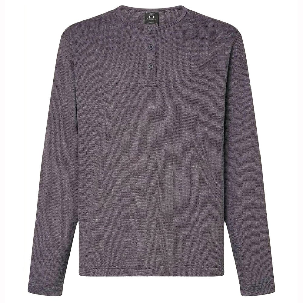 Oakley All Day Waffle LS Henley Uniform Gray Shirt XL FOA406172-25NXL