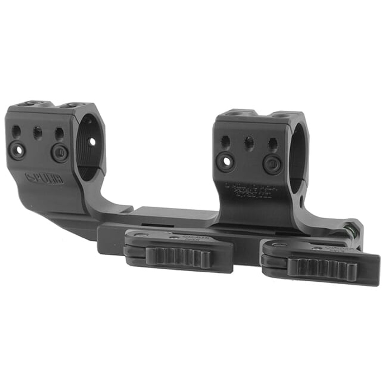 Spuhr USED Cantilever Unimount 30mm 0MIL/0MOA 1.5" Quick-Detach Picatinny Scope Mount QDP-3016 - Light Mount Marks USED8148