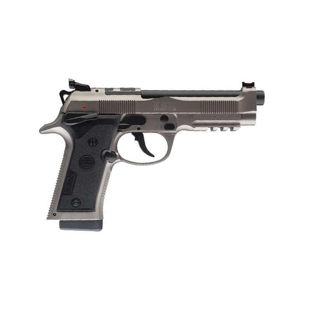Beretta 92X Performance Carry Optic Dark Nistan Yellow Accents 9x19mm 4.9" Bbl SA/DA Pistol w/2 18 Mags J92XPCOYE18