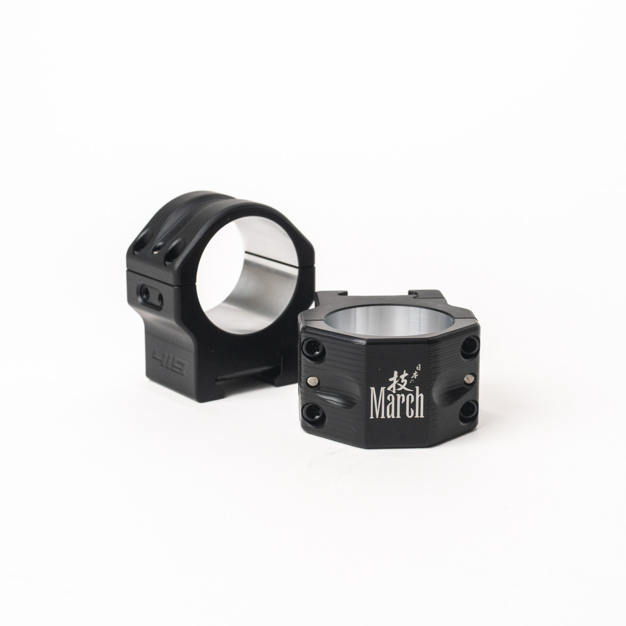 March Scopes Area 419 Match 34mm Tube 28mm High Scope Rings for Picatinny Rail MSR-MT-34-28