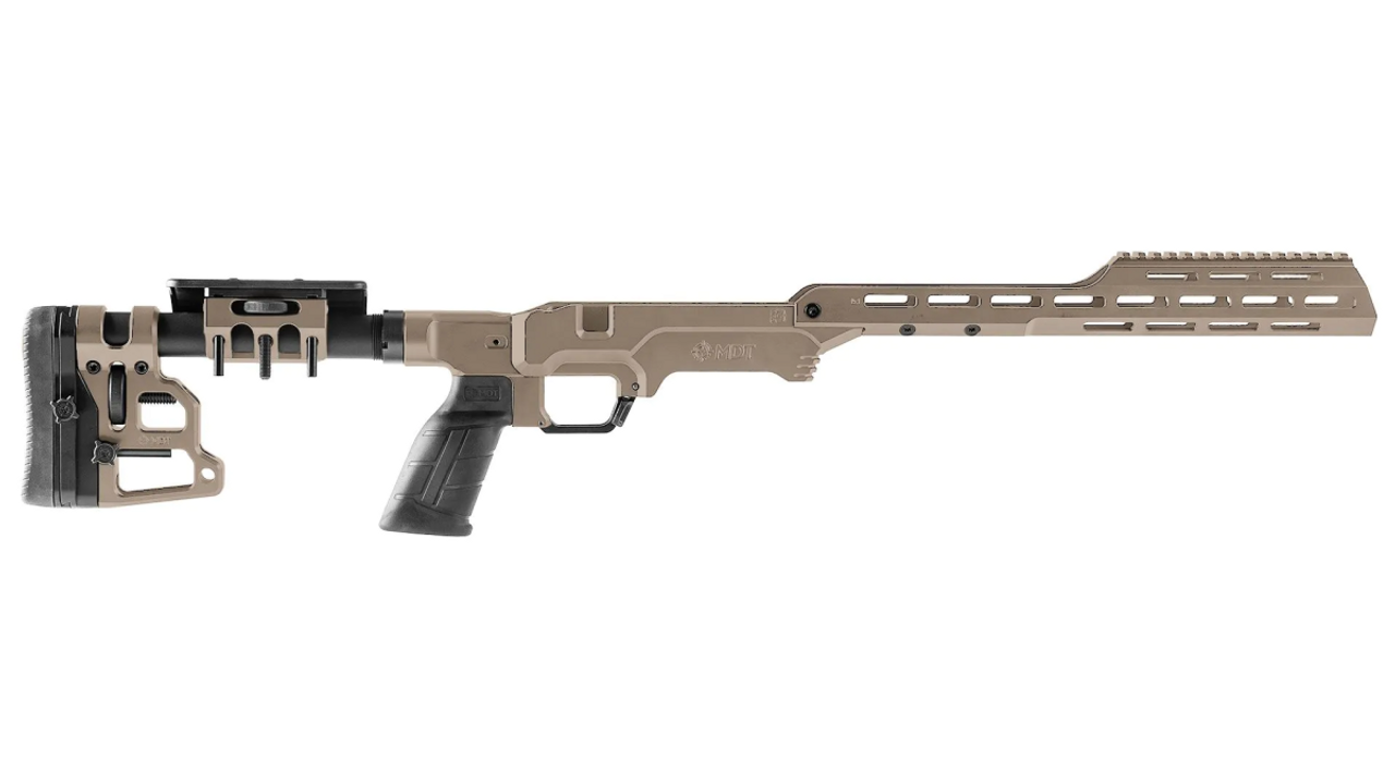 MDT Tactical LSS Gen3 System Tikka T3X SA RH FDE Chassis 114639FDE