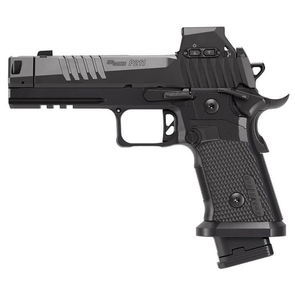 Sig Sauer P211-GTO RXSL 9mm Pistol, 4.4" Barrel, XRAY3 Sights, 211F-9-GTO-B-RXSL