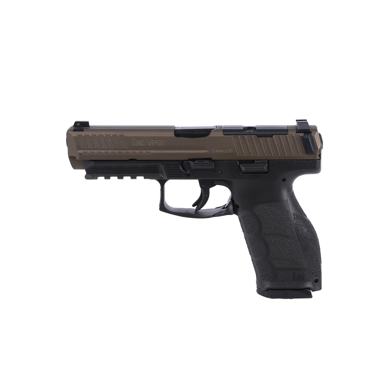 HK VP9A1 F 9mm 4.5" Bbl Optics Ready Midnight Bronze Pistol w/(2) 10rd Mags 81001297