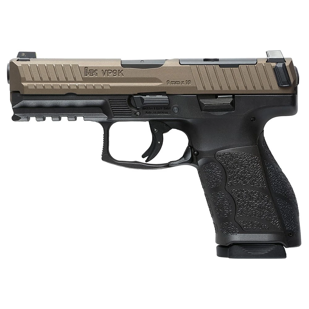 HK VP9A1 K 9mm 4" Bbl Optics Ready Midnight Bronze Pistol w/(2) 15rd Mags 81001299