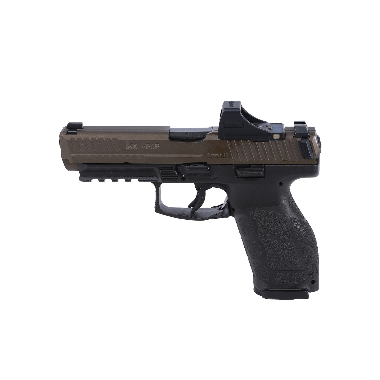 HK VP9A1 F 9mm 4.5" Bbl Optics Equipped SCS Midnight Bronze Pistol w/(2) 10rd Mags 81001303