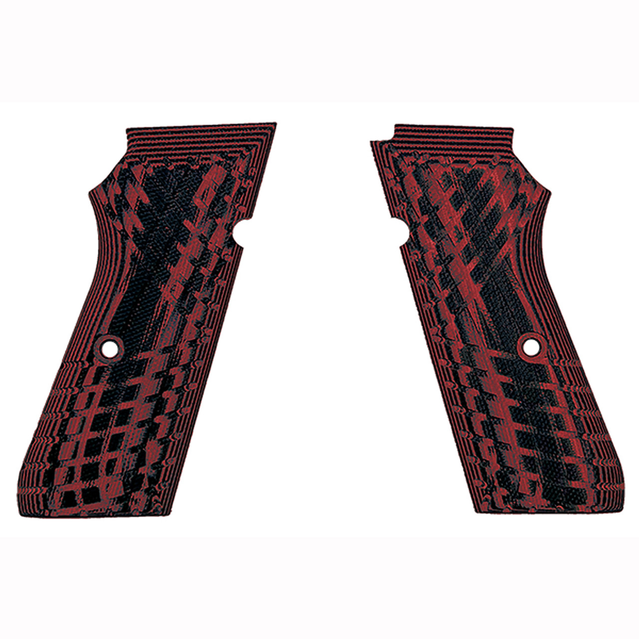 Kimber KDS9c High Texture Dark Red/Black Pistol Grips 4200468