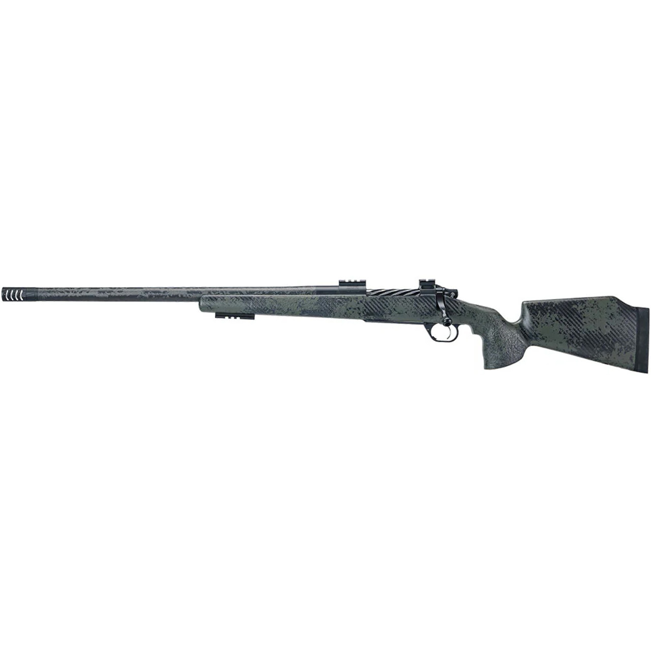 Tenacity .300 PRC 22" Bbl LH Olive/Carbon Long Bolt Action Rifle 90003-OL-300PRC22