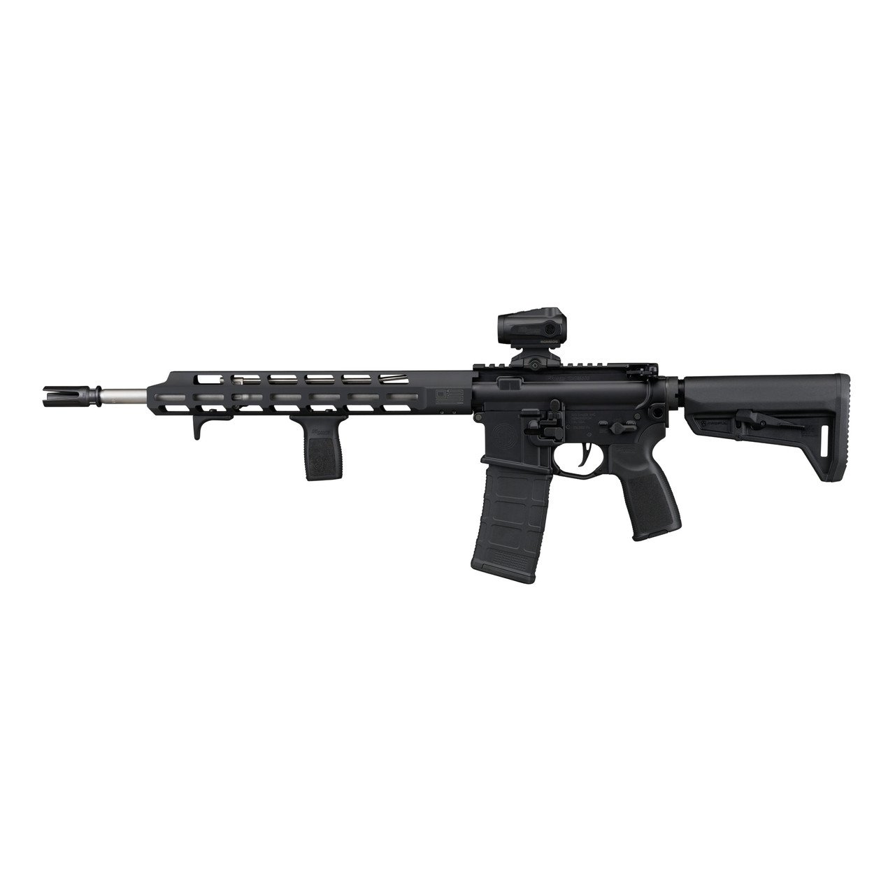 Sig Sauer SIGM400 5.56 NATO 16" Bbl Tread Coil V2 Black Semi Tele Stock AL M-LOK HG Rifle w/Romeo5 GEN II Red Dot & (1) 30rd Mag RM400-16B-TRD-V2-COIL