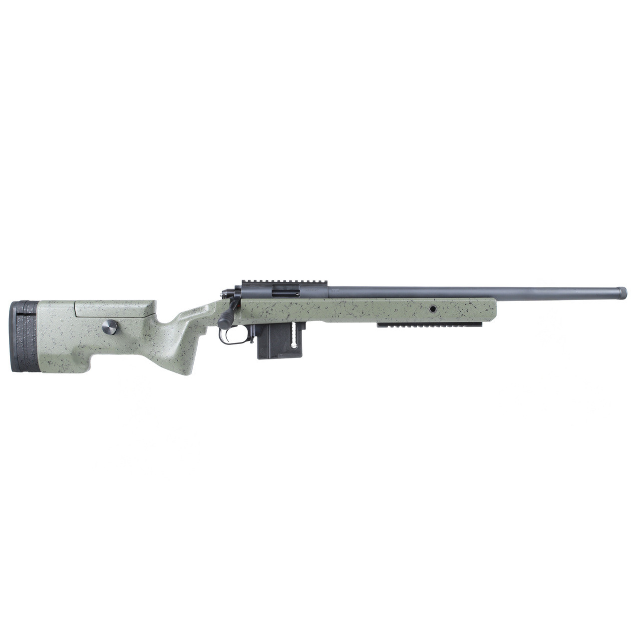 Vudoo Gun Works Ravage McMillan U-1 22" Thrd Bbl 360 BA Olive w/Black Web Stock RAV-V22T-RH-SG-22TBS-U1-OBW