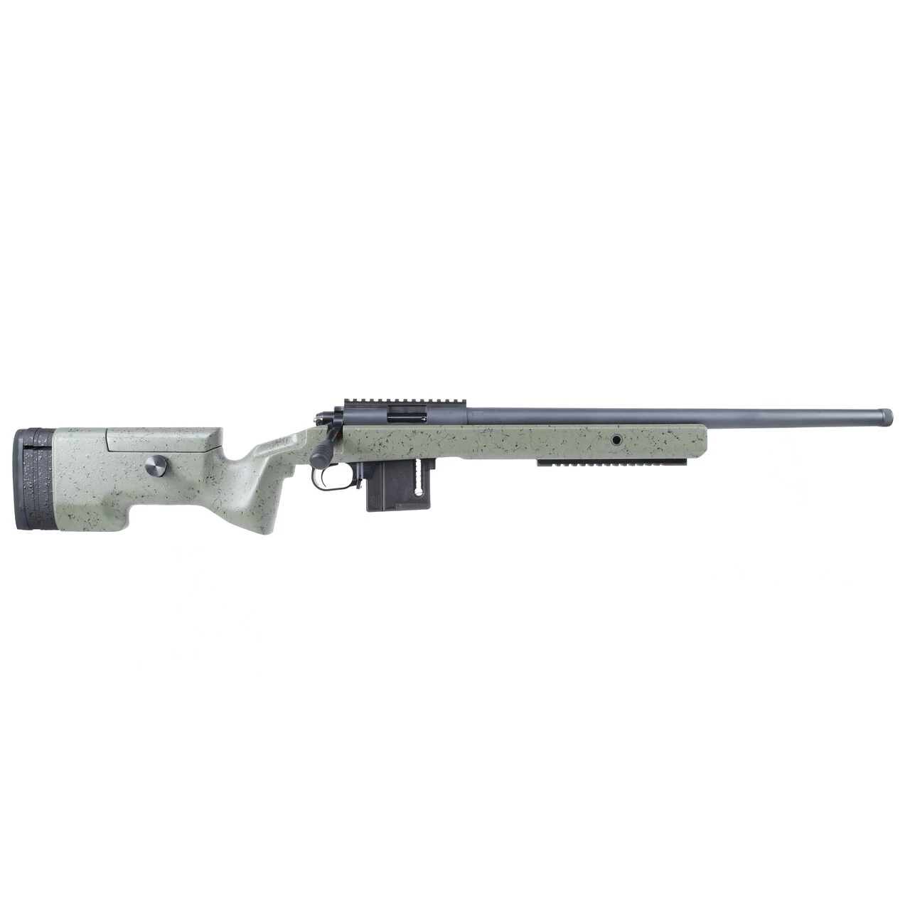 Vudoo Gun Works Ravage McMillan U-1 22" Thrd Bbl 360 BA Olive w/Black Web Stock RAV-V22T-RH-SG-22TBS-U1-OBW