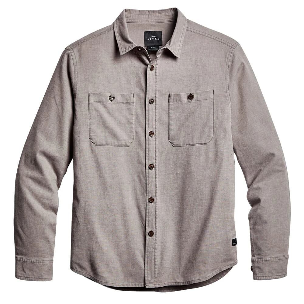 Sitka Gear Ambary LS Lt Wt Shirt Woven Woodsmoke Heather Medium 600068-WSH-M