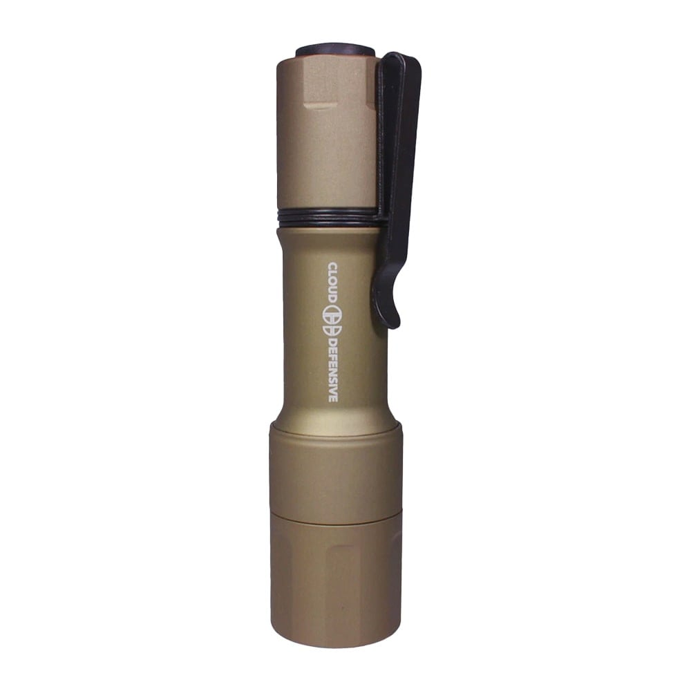 Cloud Defensive MCH High Candela 5 Mode Programmable Output Pocket Clip Flat Dark Earth Light CD2007-3-HC-DF-P-650-FDE