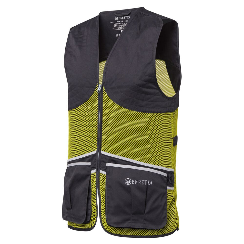 Beretta Full Mesh Shooting Vest Ice Grey/Sulphur Spring GT671T155309SV