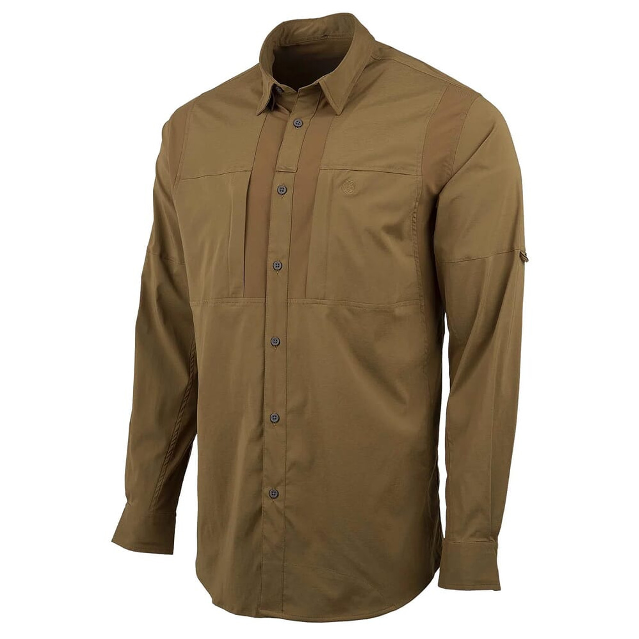 Beretta TKAD Flex Long Sleeve Button-Down Shirt Flat Dark Earth LU931T2334086Y