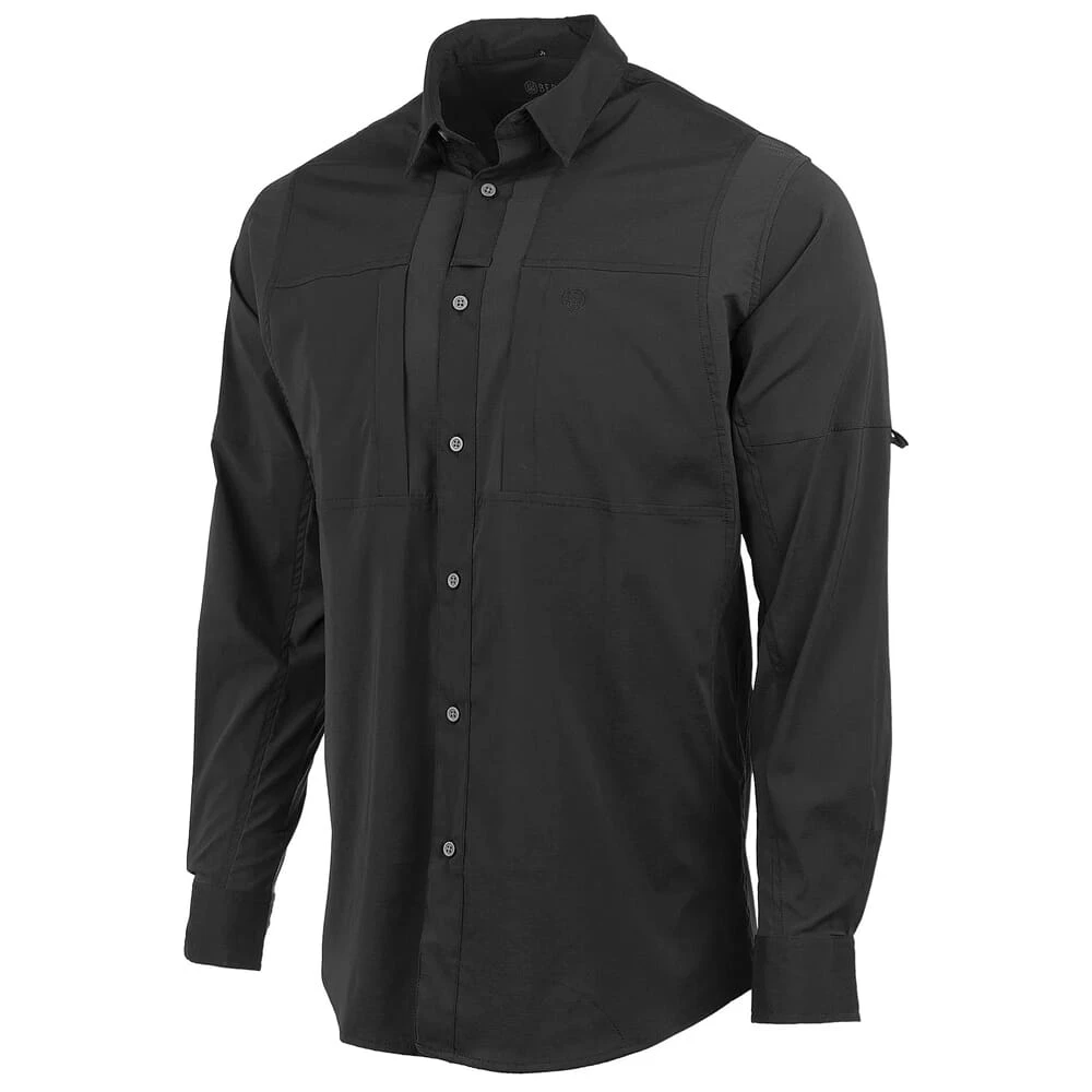 Beretta TKAD Flex Long Sleeve Button-Down Shirt Black LU931T23340999
