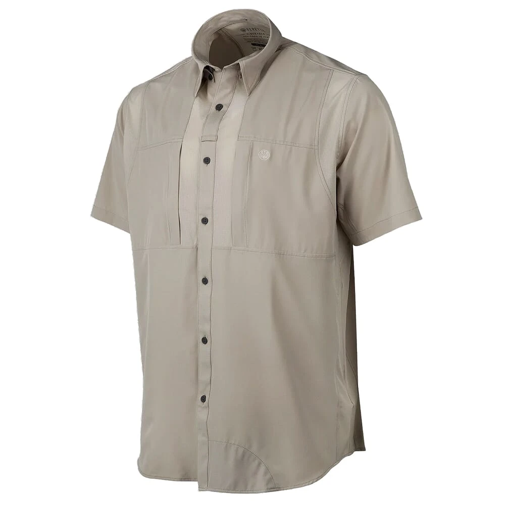 Beretta TKAD Flex Short Sleeve Button-Down Shirt Sand LU951T23340008