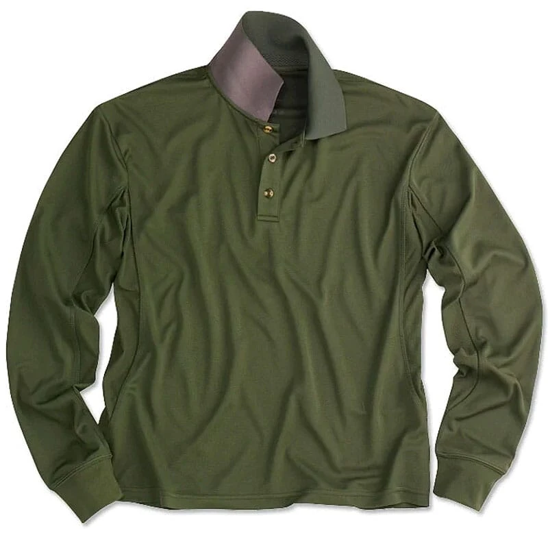 Beretta Women Bamboo LS Polo Loden Green MD8772510700