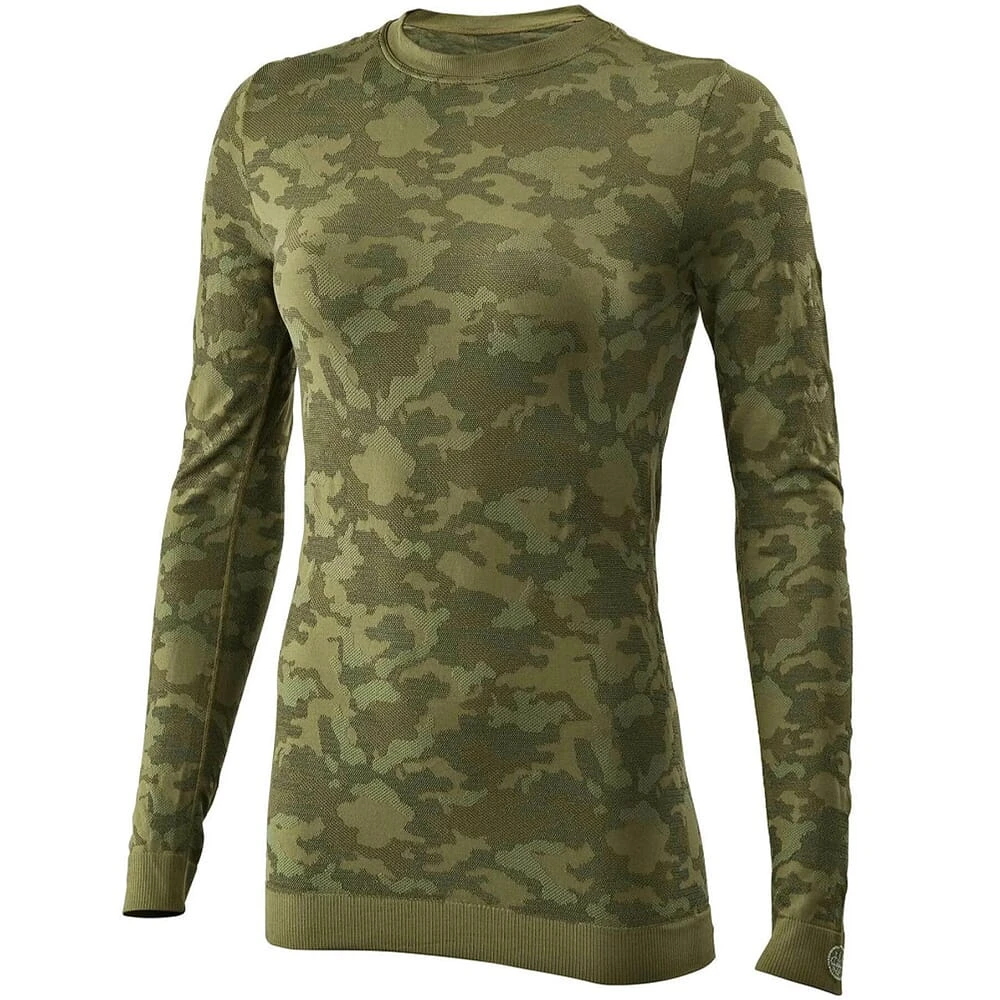 Beretta Women's LeSaut Long Sleeve Performance Shirt Green Camo TS722T226707Z7II