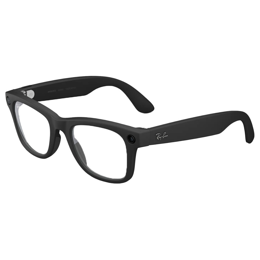 Ray-Ban Meta Wayfarer Matte Black Clear 0RW4012-601SSB-50