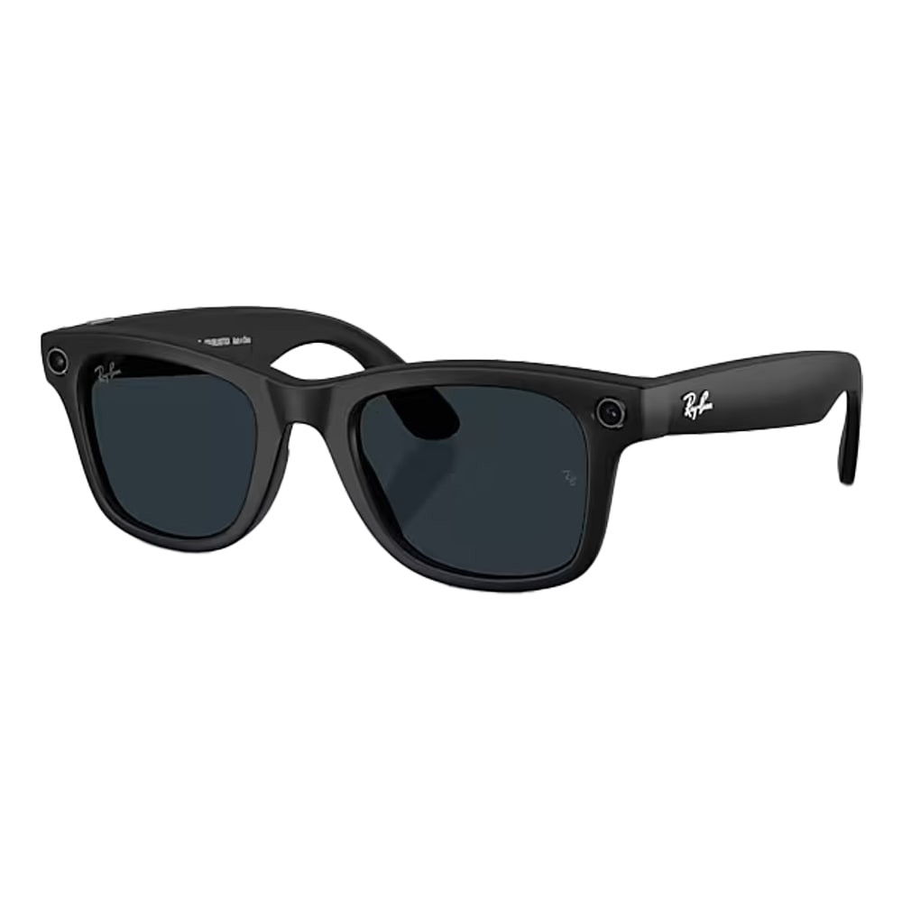 Ray-Ban Meta Wayfarer Matte Black Transitions Grey 0RW4012-601S1Z-50