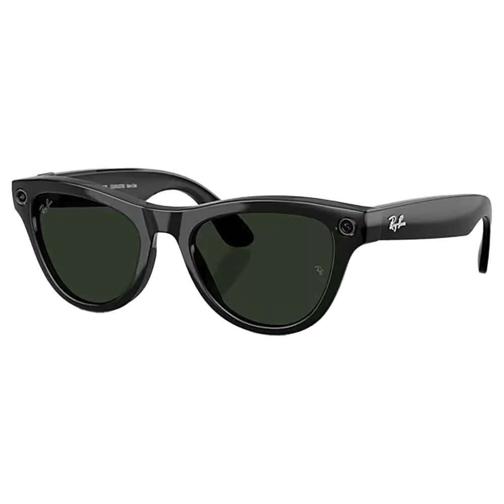 Ray-Ban Meta Skyler Shiny Black Transitions Graphite Green 0RW4014-601/1M-52