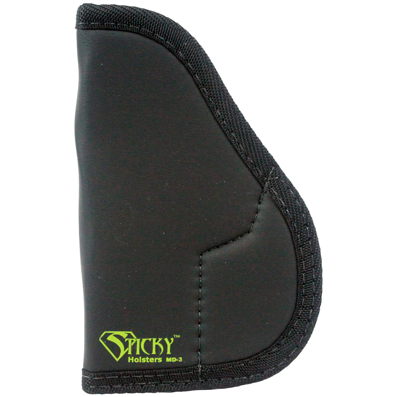 Sticky Holsters Medium IWB/Pkt & Ambi 9mm/40S&W up to 3.3" Bbl, S&W Shield, Ruger LC9/LC380, Taurus 709 w/Light/Laser Sticky Holster MD-2