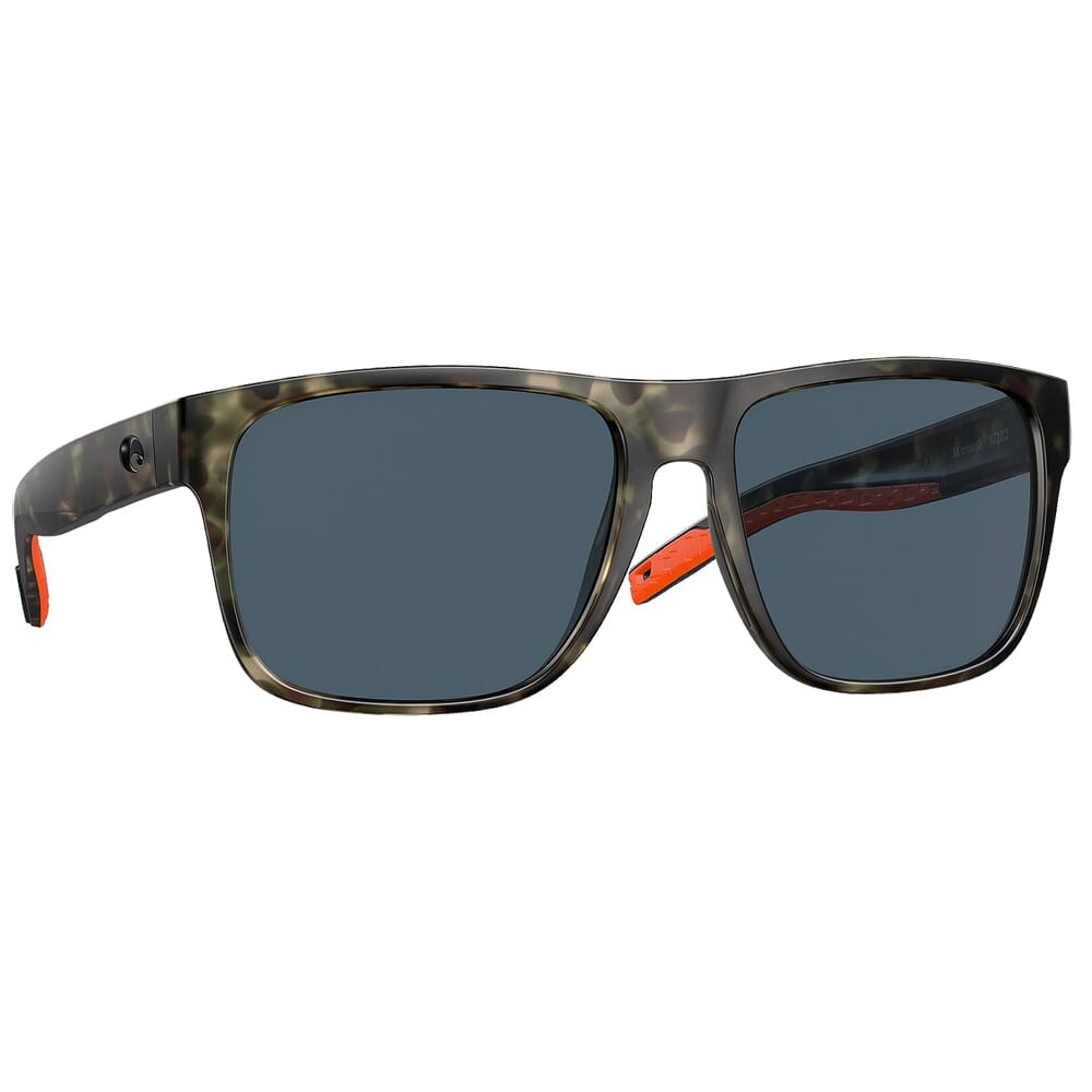 Costa Spearo XL Tiger Shark Frame Sunglasses w/Green Mirror 580P