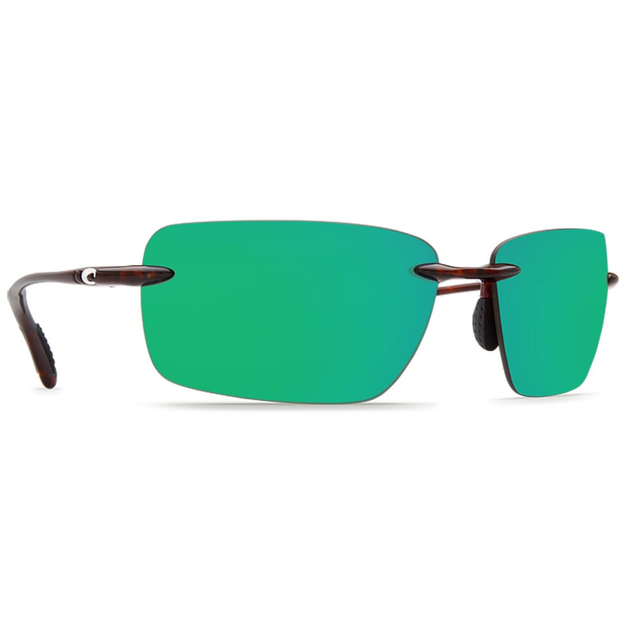 Costa Gulfshore Tortoise Frame Sunglasses w/ Green Mirror C-Mate 1.50 Lenses GSH-10-OGMP-1.50