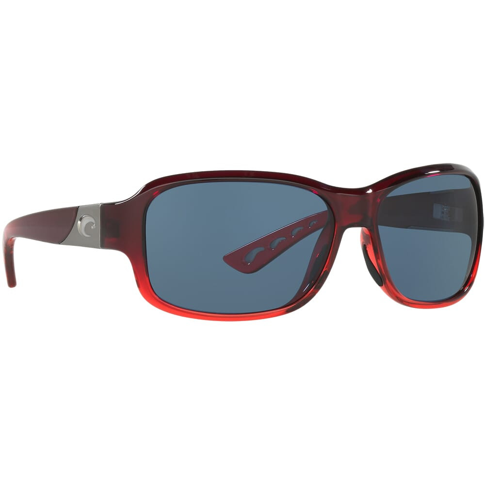 Costa Inlet Pomegranate Fade Frame Sunglasses w/ Gray 580G Lenses IT-48-OGGLP