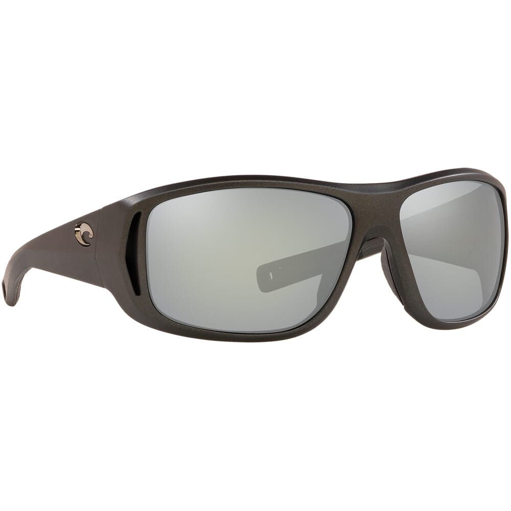 Costa Montauk Steel Gray Metallic Frame Sunglasses w/ Gray Silver Mirror 580G Lenses MTK-188-OSGGLP