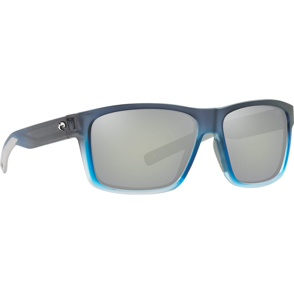 Costa Slack Tide Bahama Blue Fade Frame Sunglasses w/ Gray Silver Mirror 580G Lenses SLT-193-OSGGLP