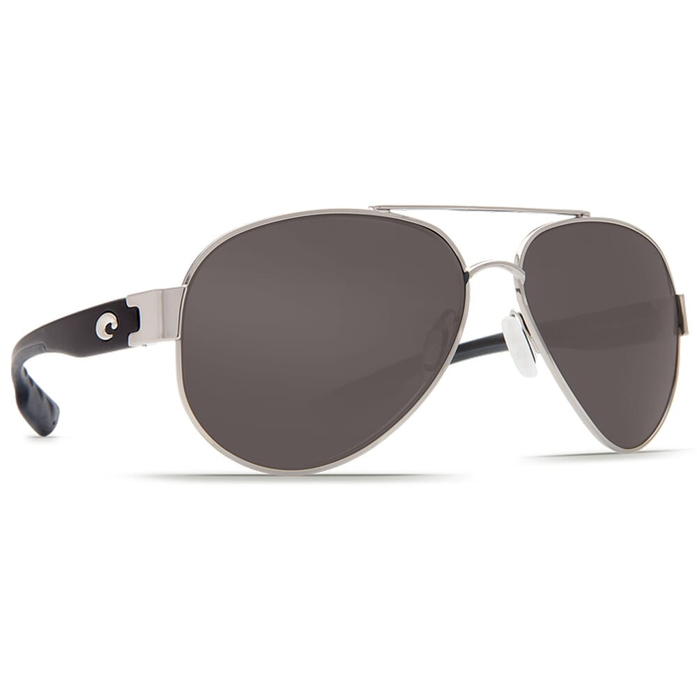 Costa South Point Palladium Frame Sunglasses w/ Gray 580P C-Mate 2.00 Lenses SO-21-OGP-2.00